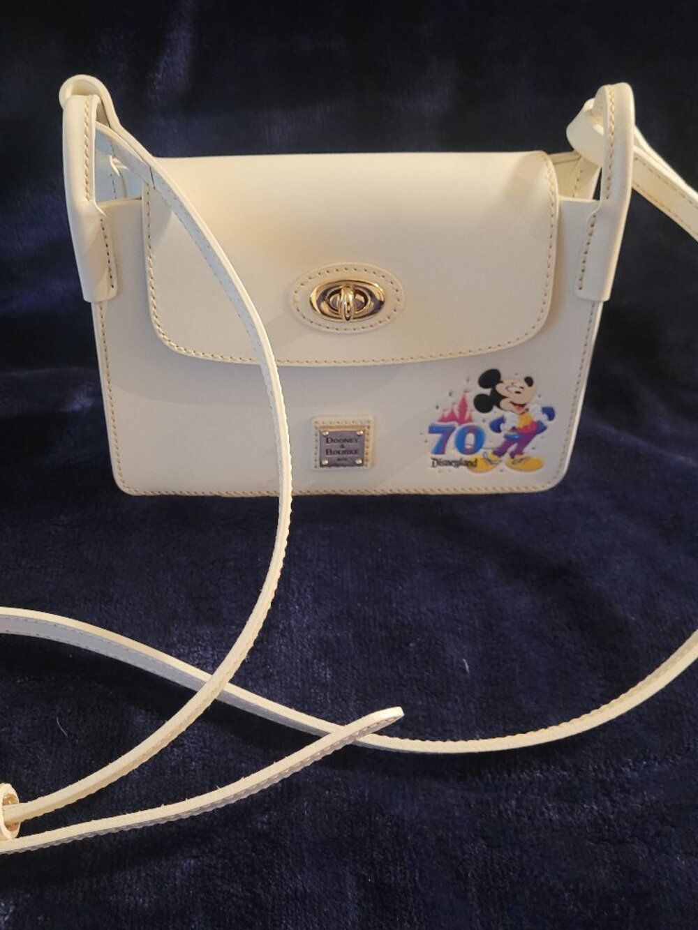 Disneyland 70th Anniversary Dooney & Bourke Pinky Crossbody Bag, Mickey Mouse, C